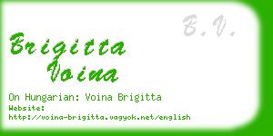 brigitta voina business card